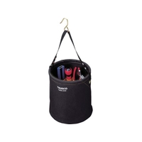 トラスコ中山 アタッチメント付電工バケツ Φ240×240 黒 FC943DS-4499271