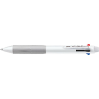 ぺんてる ビクーニャ 4色ボールペン 0.7mm ホワイト軸 F886440-BXC47W