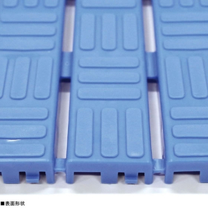 エスコ 600mm×5m すのこ プラスチック製/ブルー FCJ781H-EA997RJ-101-イメージ2