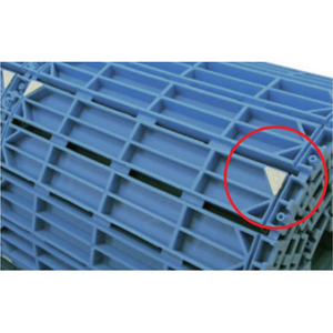 エスコ 600mm×5m すのこ プラスチック製/ブルー FCJ781H-EA997RJ-101-イメージ3