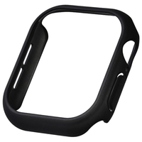 エレコム Apple Watch Series 10(42mm)用ハードバンパー ブラック AW-24BBPPBK