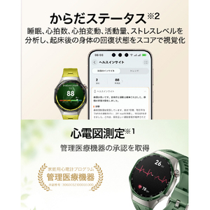 HUAWEI WATCH GT7 Pro 46mm /Black TUM-B49-BK-イメージ4