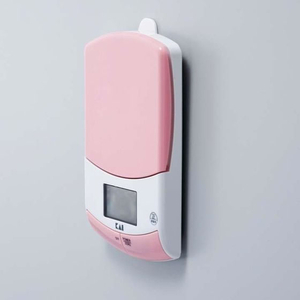 貝印 Kai House SELECT 薄型デジタル計量器 2kg用 ピンク FC714TF-DL6337-イメージ3