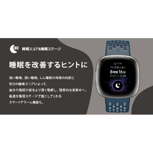 Fitbit スマートウォッチ L/Sサイズ Versa 4 Black/Graphite FB523BKBK-FRCJK-イメージ14