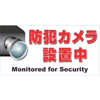 ニチレイマグネット マグネット標識 150×300 防犯カメラ設置中 防犯カメラ設置中マグネット150 FC403FV-4187911