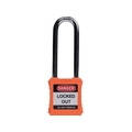 IFAM/ロックアウト用南京錠 スチール製シャックル ツル長 オレンジ 0 44906 FC438VC-3857032