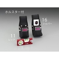 エスコ マグネット付レベル ホルダー付 レッド 120mm FCZ1318-EA721TB-11