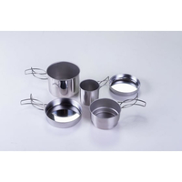 ＰＴＹＧＲＡＣＥ ツーリングクッカーセット5PC収納袋付 FCG947Y-TC-501F