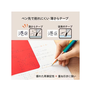プラス ホワイパー 紙ケース 修正テープ 5mm グリーン FC864MW-52388/WH-2005-イメージ5