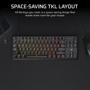 Corsair ゲーミングキーボード K70 CORE TKL CH-911911E-JP-イメージ3