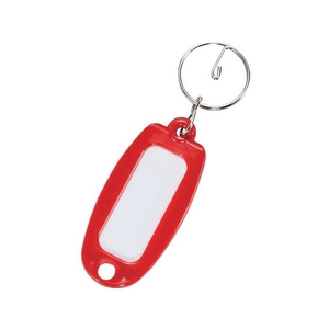 トラスコ中山 名札キーホルダー 赤 50個入 FC275KK-7813350-イメージ1