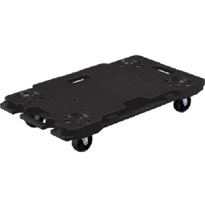 三甲 樹脂製平台車 802462 サンキャリー6839ブラック FC602HL-3448789-イメージ1