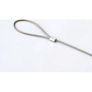 エスコ 1.2mm ワイヤーロープスリーブ(アルミ/10個) FCJ039M-EA628SD-1.2-イメージ4