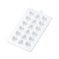 タイガークラウン ハートチョコレート流し型 18pcs No.1307 ABS樹脂 FC040LY-8345200