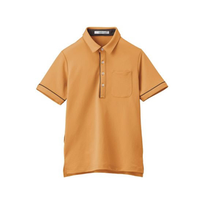 カーシーカシマ 半袖ポロシャツ 男女兼用 SS HSP003-14 サニーオレンジ FCG850T-24-8151-0401-イメージ1