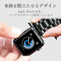 エディオンネットショップ エレコム Aw42bdss3bk Apple Watch 42mm用プレミアムステンレスバンド ブラック