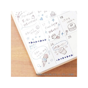 クツワ スタンプペン スモーキーブルー FCE130J-DE017BL-イメージ4