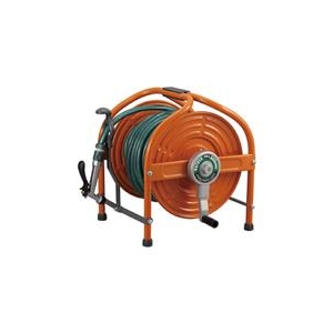 ハタヤリミテッド テツノホ－スリ－ル（オレンジ）41m防藻ホース　レバーノズル HLA-40N-O-イメージ1