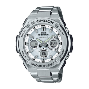 カシオ ソーラー電波腕時計 G-SHOCK G-STEEL ホワイト GST-W110D-7AJF-イメージ1