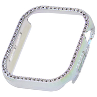 エレコム Apple Watch Series 10(42mm)用ハードバンパー ストーン付 &me オーロラクリア AW-24BBPPJACR