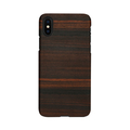 Man&Wood iPhone XR用天然木ケース Ebony I13877I61