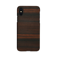 Man&Wood iPhone XR用天然木ケース Ebony I13877I61