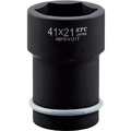 ＫＴＣ ２５．４ｓｑ．インパクトレンチ用ホイールナットコンビソケット（薄肉） KTC　25.4sq.インパクトレンチ用ホイールナットコンビソケット ABP8-4120TP