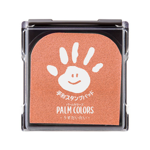 シヤチハタ 手形スタンプパッド PALM COLORS うすだいだい FC36367-HPS-A/H-POR-イメージ1