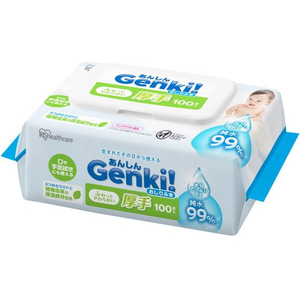 アイリスオーヤマ Genki!おしりふき 厚手100枚 FCE538M-GOK-T1001N-イメージ1