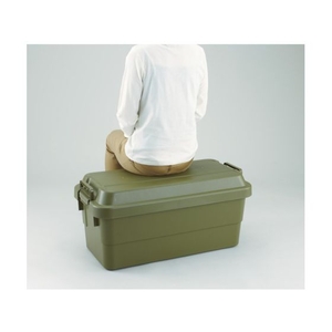 トラスコ中山 トランクカーゴ 70L OD色 780390370オリーブドラブ(OD)70 FC590GY-4408497-イメージ4