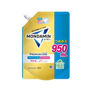 アース製薬 モンダミン プレミアムケア ホワイトミント マウスウォッシュ つめかえ 950mL FCF447S-イメージ1
