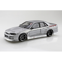 アオシマ 1/24 URAS 2002 D1Specレプリカ ER34 スカイライン '01(ニッサン) ザ・チューンドカー No.20 ｻﾞﾁﾕ-ﾝﾄﾞｶ-20URASｽｶｲﾗｲﾝ