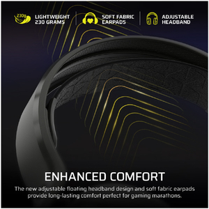 コルセア CORSAIR製 HS35 v3 ゲーミングヘッドセット カーボン CAR-9011399-WW-イメージ10