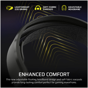 コルセア CORSAIR製 HS35 v3 ゲーミングヘッドセット カーボン CAR-9011399-WW-イメージ11