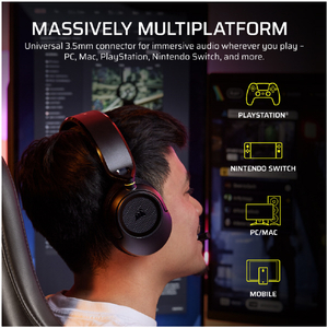 コルセア CORSAIR製 HS35 v3 ゲーミングヘッドセット カーボン CAR-9011399-WW-イメージ9