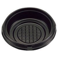 エフピコチューパ 弁当容器 RK-140直径 50枚 中皿 黒 FC402LP-5536150
