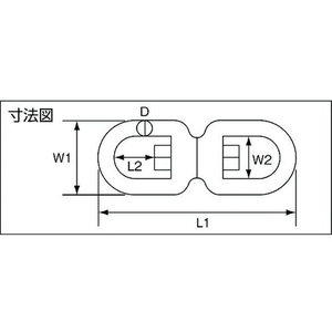 トラスコ中山 ステンレス スイベル 線径16mm 長さ187mm FC948EX-2082332-イメージ3