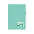 コクヨ カラー仕切カード(ファイル用) A4タテ 第2山・緑 20枚 F873881-ｼｷ-60-2