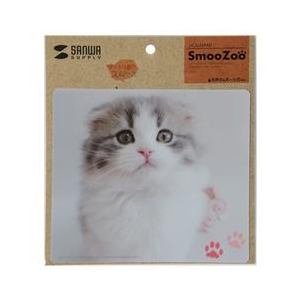 サンワサプライ 動物マウスパッド SmooZoo スコティッシュフォールド MPD-215E-イメージ1