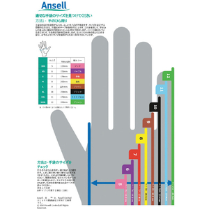Ansell社 作業用手袋　エッジ　４８－７０２　Ｓサイズ 48-702-7-イメージ2
