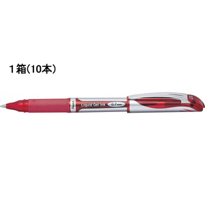 ぺんてる エナージェル 細字0.7mm 赤 10本 F047790-BL57-B-イメージ1