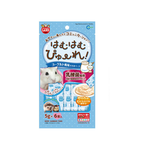 マルカン はむはむぴゅーれ ヨーグルト風味ささみペース 30g(5g×6本入) FC75287-MR-847-イメージ1