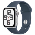 Apple Apple Watch SE(GPSモデル)- 40mm シルバーアルミニウムケースとストームブルースポーツバンド - M/L MRE23JA