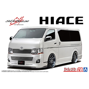アオシマ 1/24 シルクブレイズ TRH200Vハイエース Ver III '10(トヨタ ザ・チューンドカー No．28) ﾁﾕ-ﾝﾄﾞｶ-28ﾄﾖﾀﾊｲｴ-ｽVER3R-イメージ3