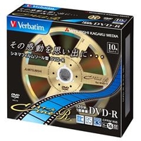 Verbatim 録画用DVD-R 4．7GB 1-16倍速対応 CPRM対応 10枚入り VHR12JC10V1
