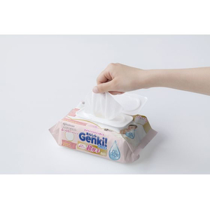 アイリスオーヤマ Genki!おしりふき 超厚手60枚入 FCE539M-GOK-ST601N-イメージ3