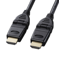 サンワサプライ ハイスピードHDMIケーブル(3Dコネクタ)1．0m ブラック KM-HD20-3D10N