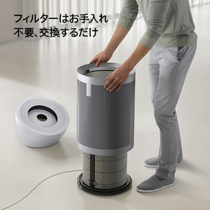 ダイソン 空気清浄機 Dyson Purifier Big+Quiet ホワイト/シルバー BP02WS-イメージ8