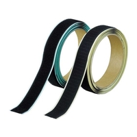 トラスコ中山 マジックテープ[[R下]]弱粘着20mm×1m黒(1巻=1セット) FC943FX-7992904