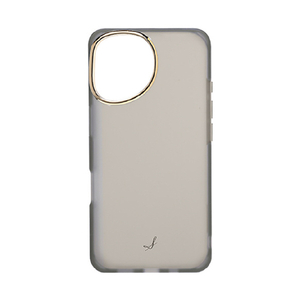 Ｈａｍｅｅ iPhone 16用ハイブリッドケース SALISTY クリアカラー チャコールブラック 669-978795-イメージ1